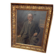 Portrait of a bourgeois, dated and signed.