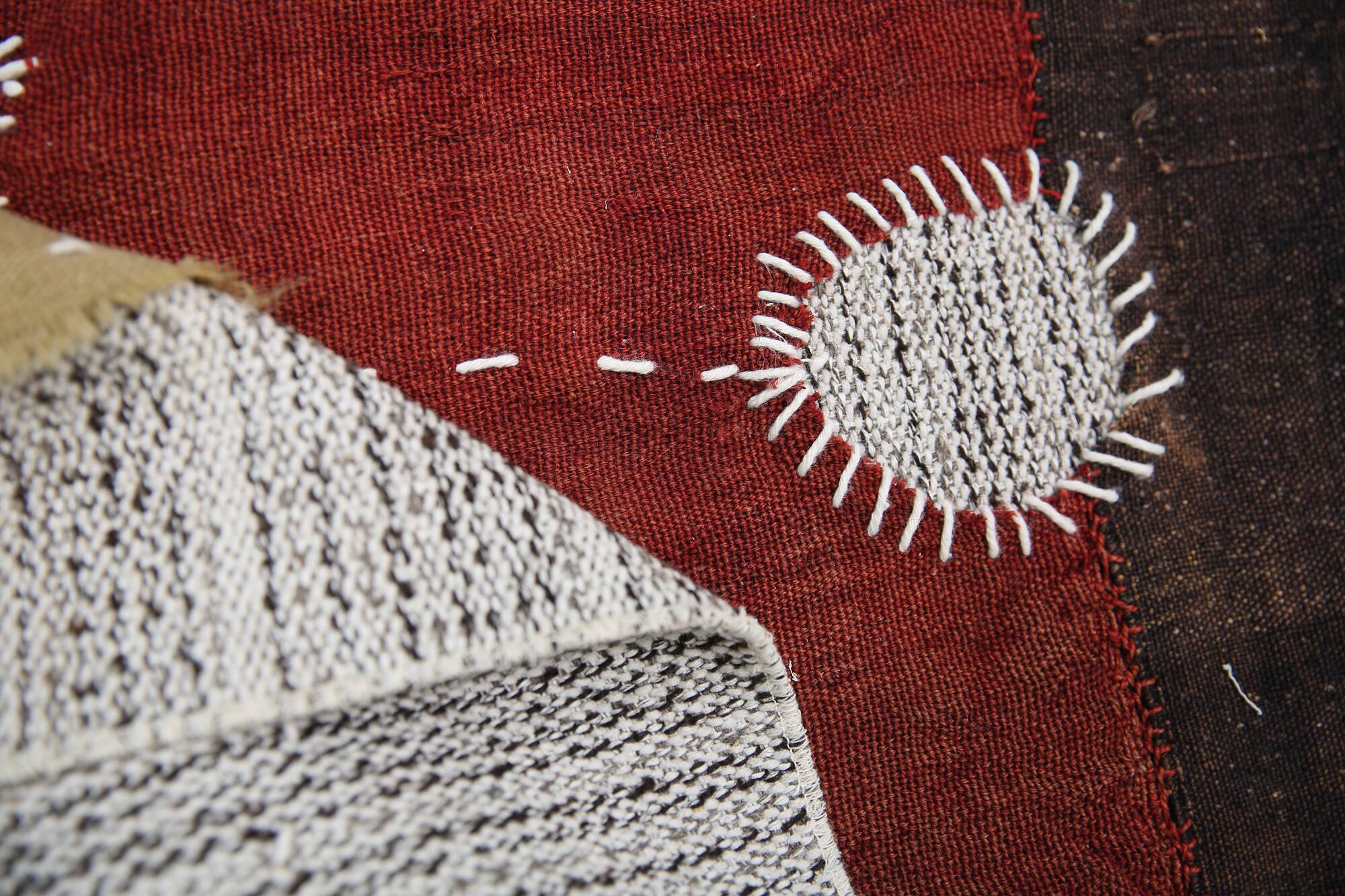 Tapisserie Murale Textile Vintage, Tenture Design, Art Textile, 88x106 Cm