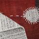 Tapisserie Murale Textile Vintage, Tenture Design, Art Textile, 88x106 Cm