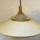 Metal and glass hanging lamp dating from the 1960s