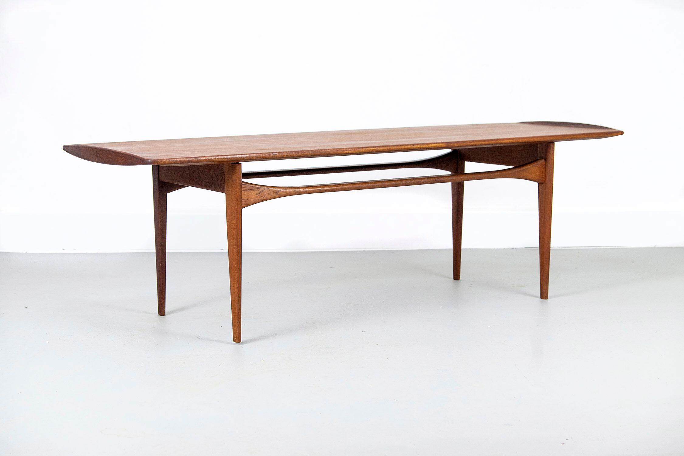 Fd503 teak coffee table by tove & edvard kindt-larsen for france & son, 1950