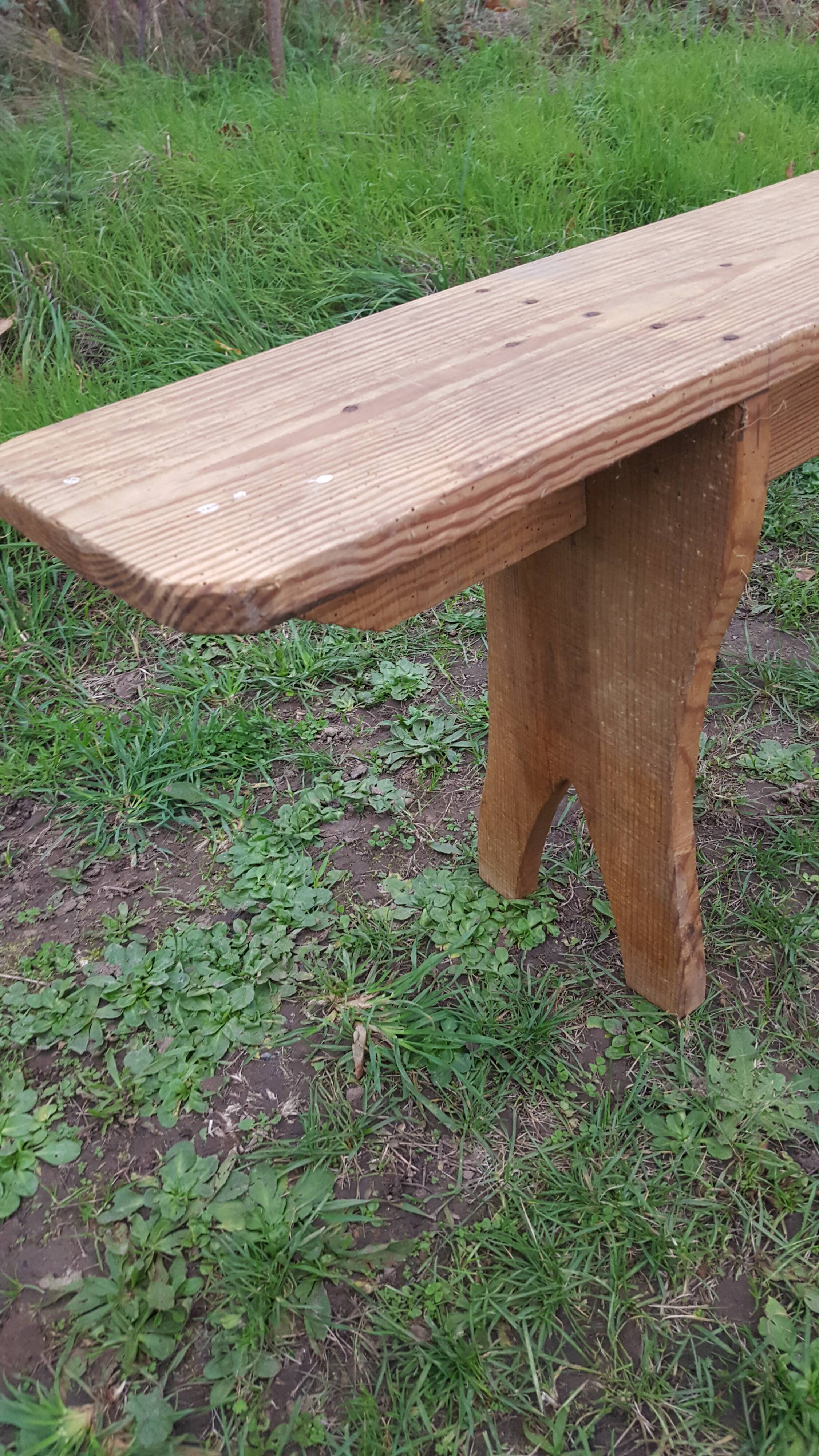Wooden bench farm bench "oats"