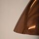 Solid Copper Ceiling Lamp by Lisa Johansson-Pape for Orno, Finland
