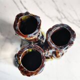 Flower vase in slip