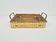 Vintage France Regency Style Woven Brass Bread Basket, 1960s