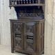 Buffet néo breton des années 1950 en châtaignier