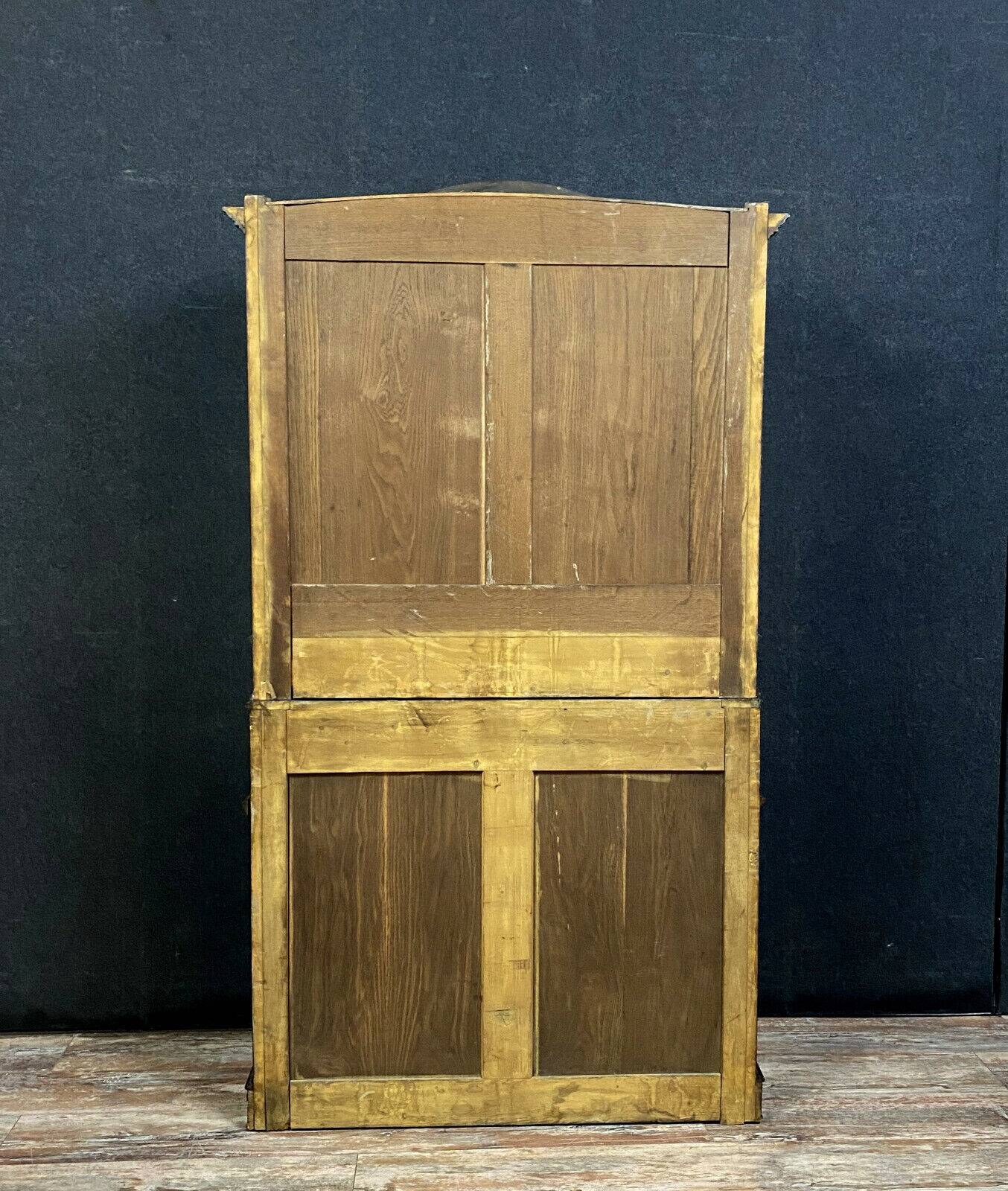 Napoleon III period library cabinet in rosewood