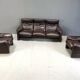 Maralunga leather sofa by Vico Magistretti for Cassina, 1973