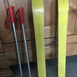 Vintage children's ski pair