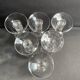 6 Baccarat Clermont 19th century cooked wine glasses