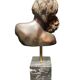 Bronze on marble base signed A.Hair