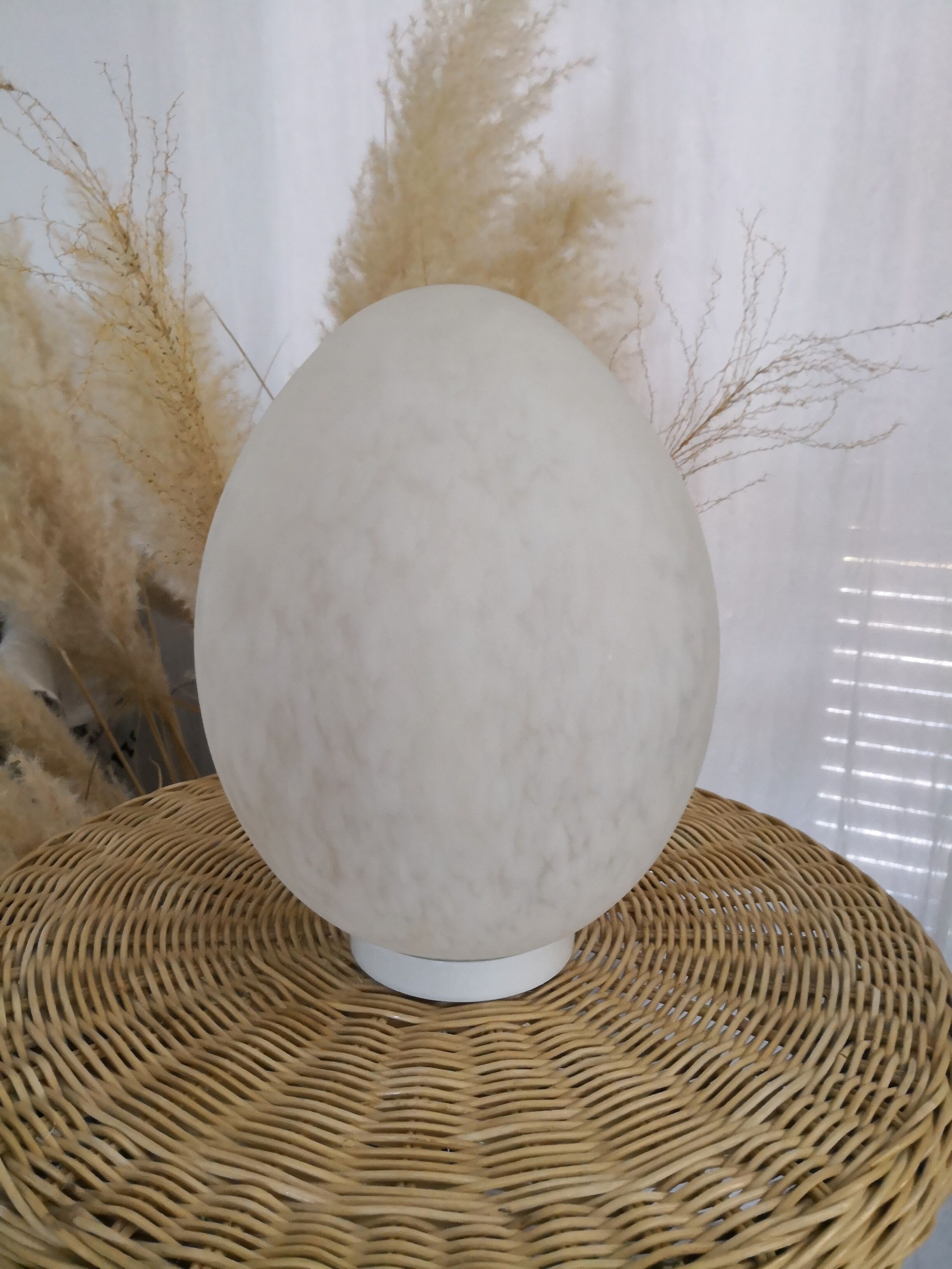 White egg lamp from the 70s