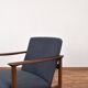 Fauteuil lounge polonais du milieu du siècle par Edmund Homa, 1960