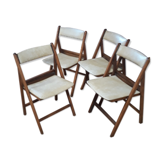 lot of 4 folding chairs 1940