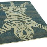 Turkish Handknotted Wool Tiger Rug  143 cm x 193 cm
