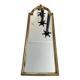 Vintage gold baroque mirror from the 1970s.