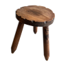 Tabouret tripode bois