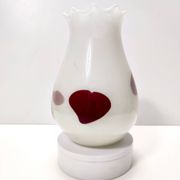 White Murano Glass Vase attr. to Dino Martens for Aureliano Toso