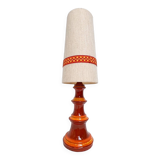 Ceramic fat lava Hustadt Leuchten floor lamp, 1970s