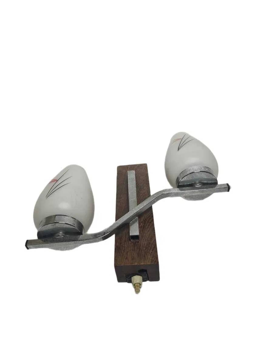 BTV double-arm wall lamp in art deco style