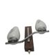 BTV double-arm wall lamp in art deco style