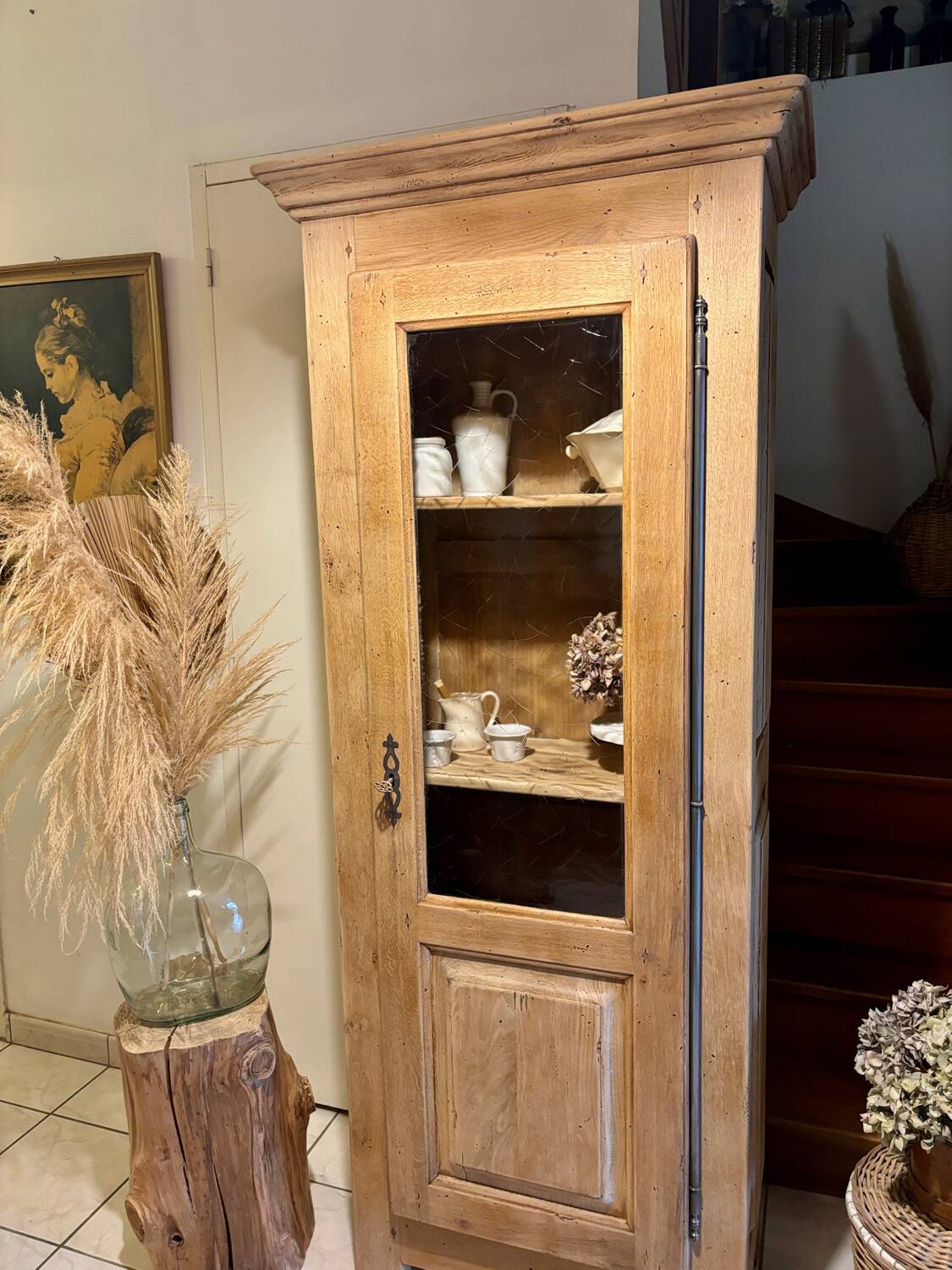 Vitrine en chêne | Selency