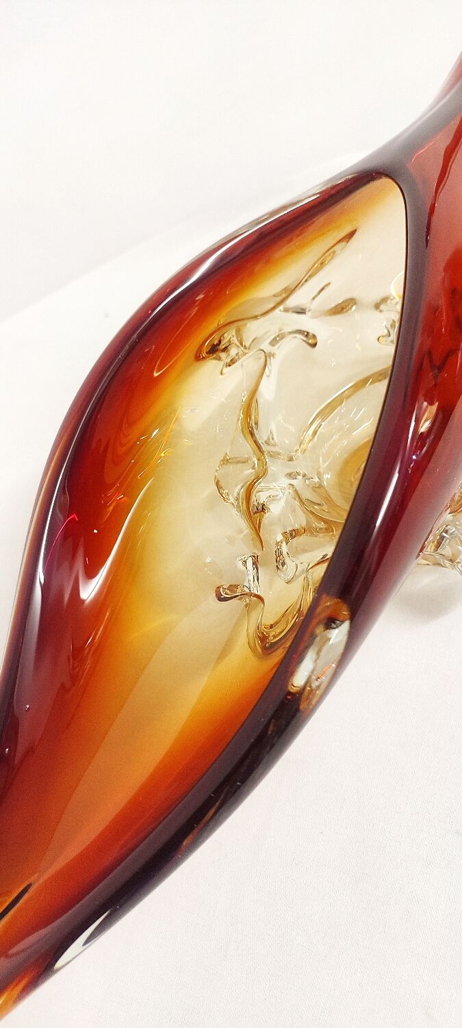 Murano glass centerpiece. Italy, 1960s.