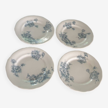 Four Marguerite plates