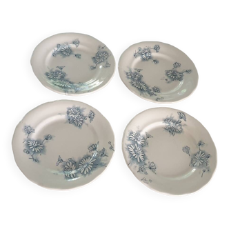 Four Marguerite plates