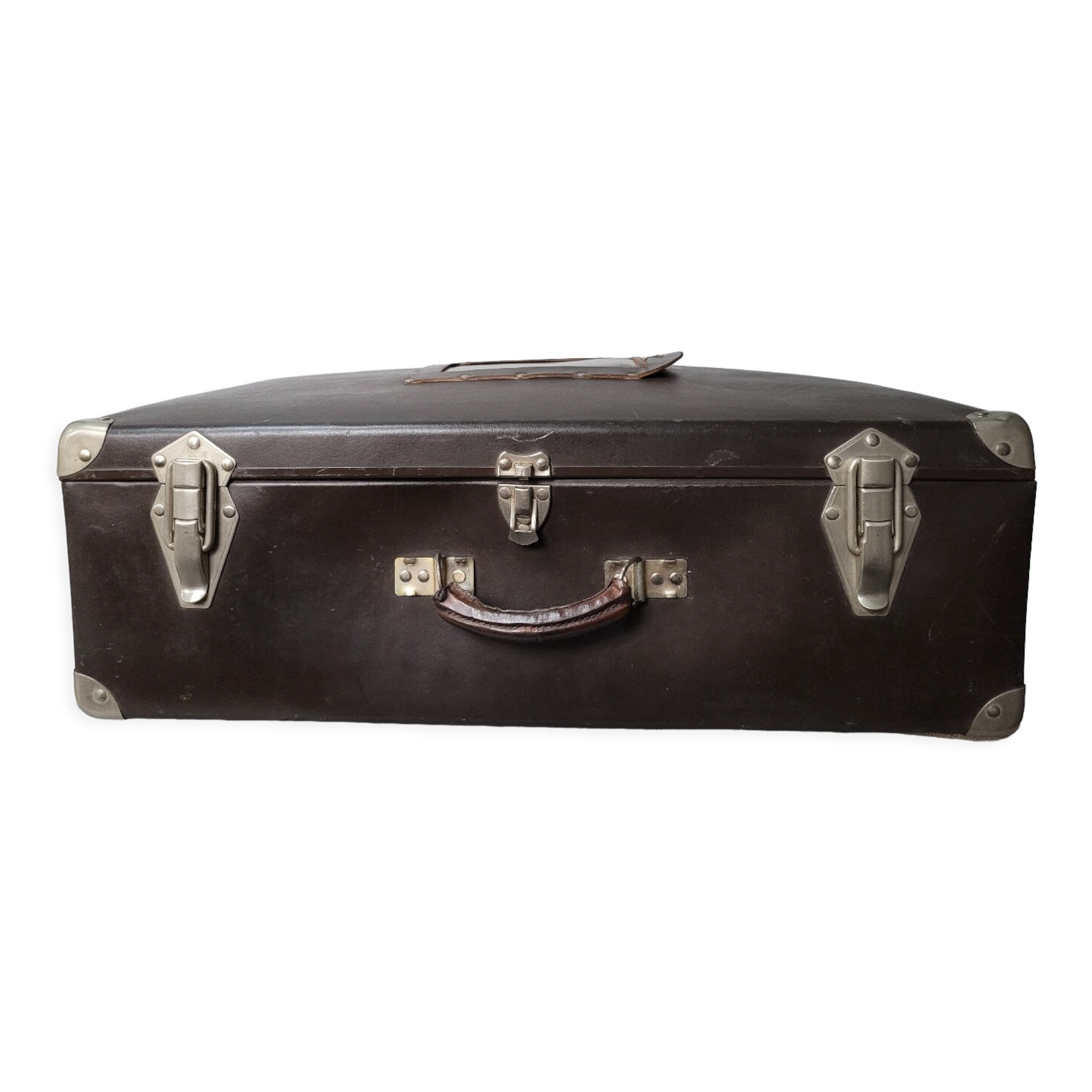 Antique cardboard suitcase
