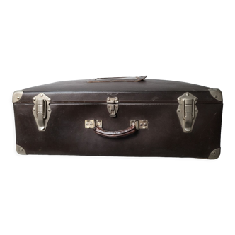 Antique cardboard suitcase