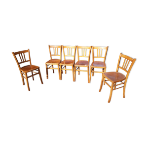 lot de 6 chaises bistrot Luterma
