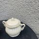 Digoin sarreguemines earthenware tea set consisting of 15 pieces antique cream