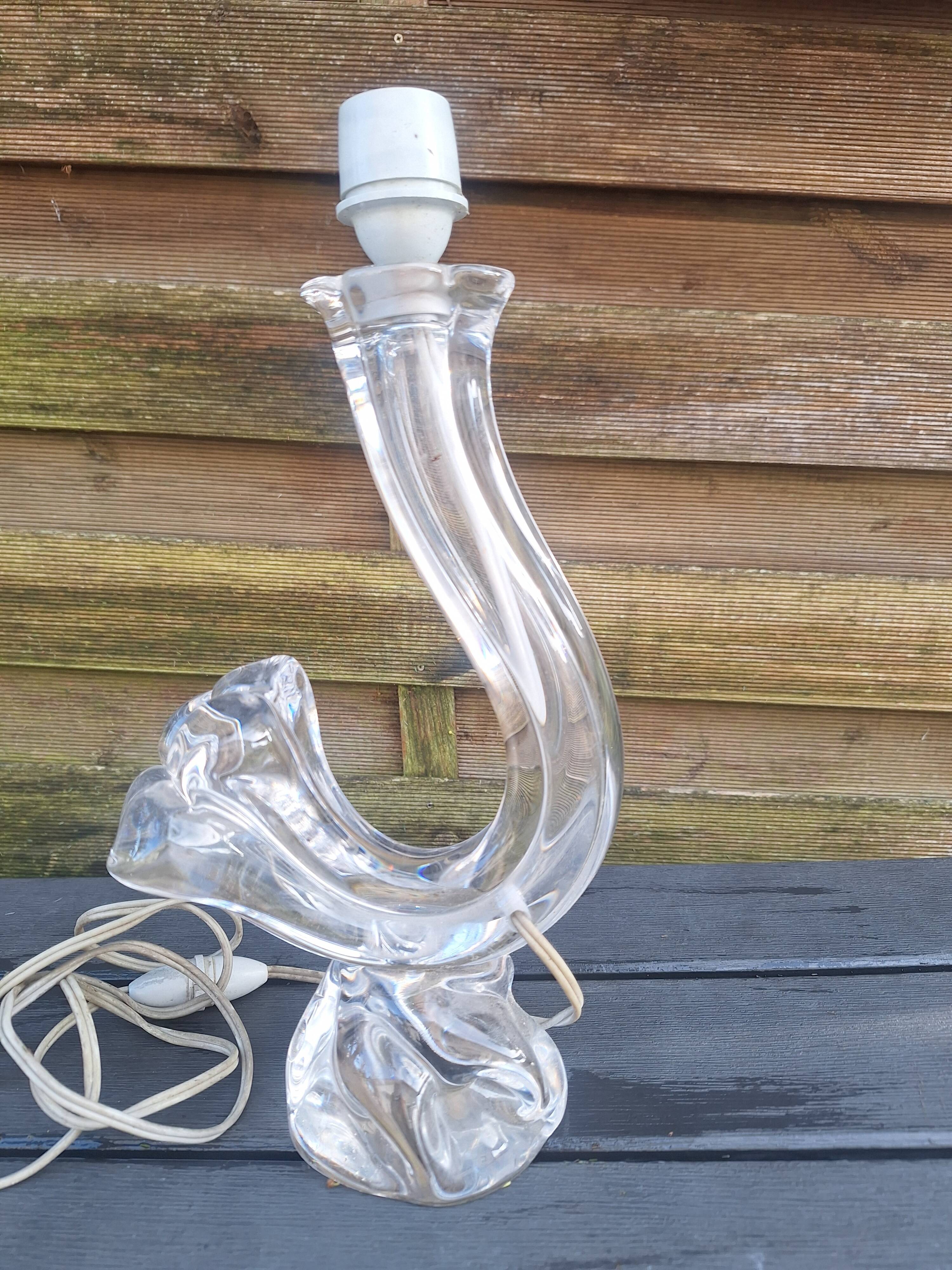 Crystal Lamp Base DAUM