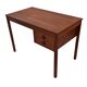 Vintage Danish teak compact Domino Mobler desk, 1960s