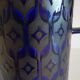 Navy blue Art Deco style coffee pot