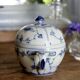Royal Copenhagen Sugar Bowl #1/428 Blue Fluted Plain design Arnold Krog