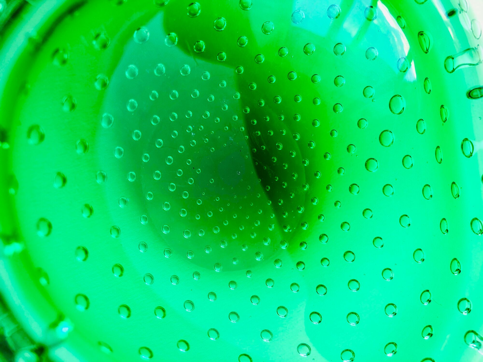 Empty vintage Italian pocket in Murano bullicante glass, 1970