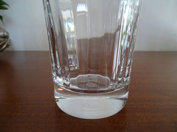 2 verres chopes cristal de Baccarat - Mathias Mille nuits - 14 cm