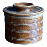 Berry stoneware butter dish