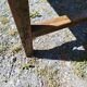 Large rustic farmhouse table bobbin legs