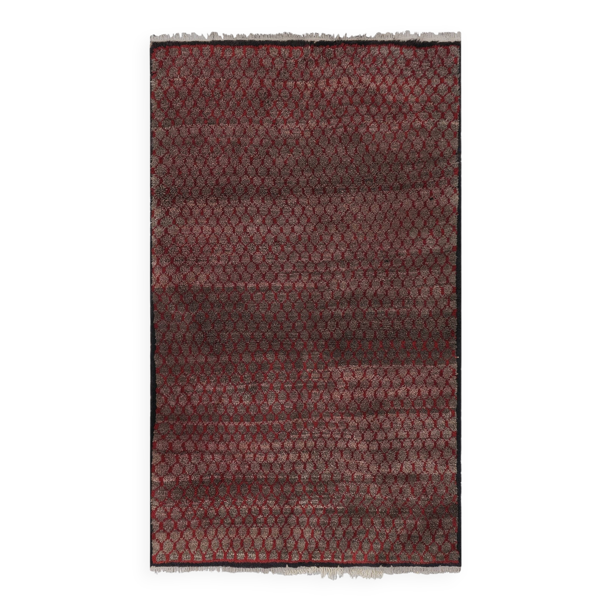 Vintage Turkish Oushak Rug Handwoven 106x180 cm
