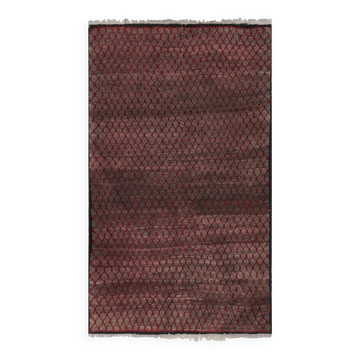 Tapis vintage turc de oushak tissé à la main 106x180 cm