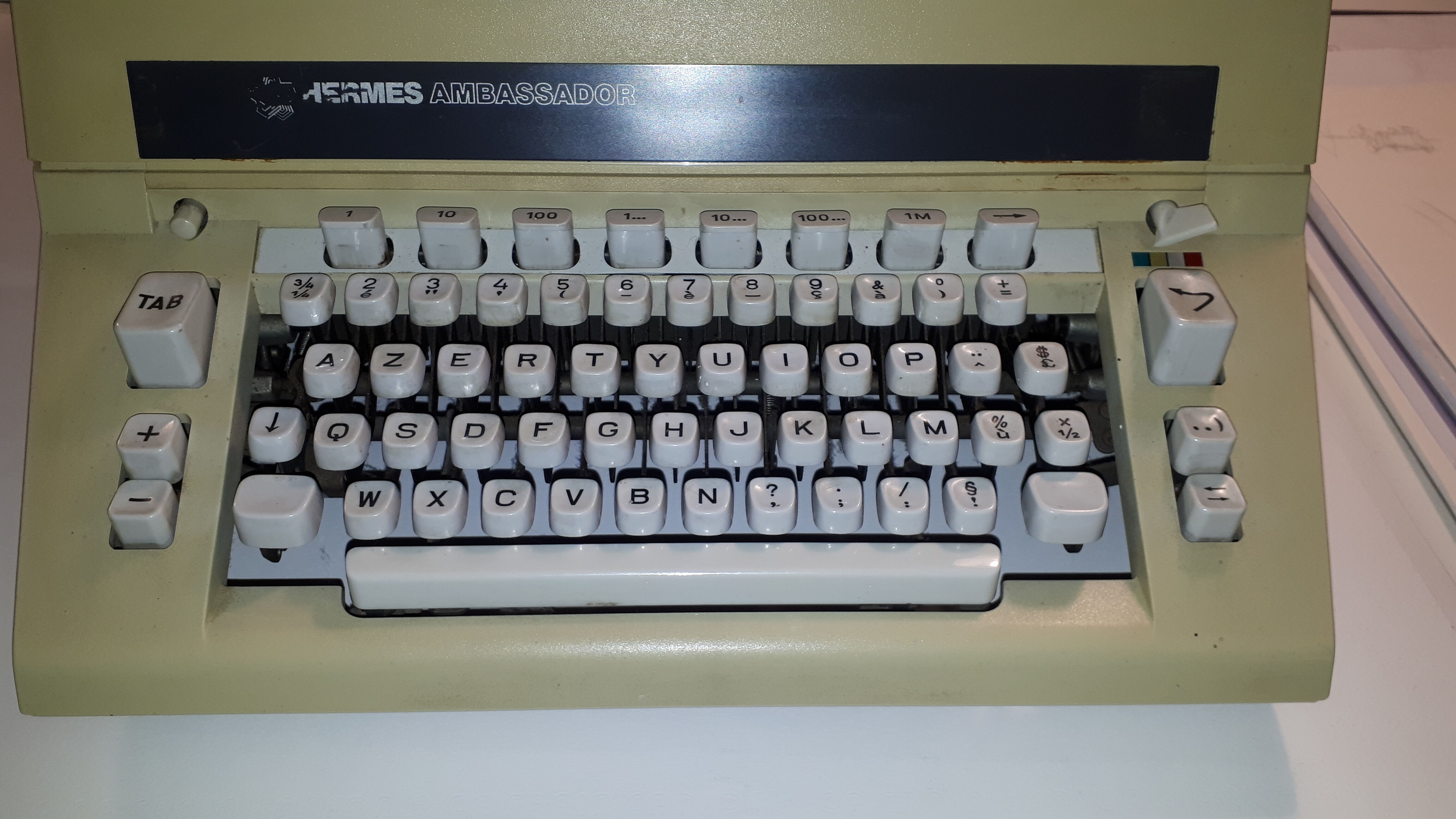 Hermes H7 Ambassador typewriter