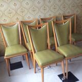Set of 6 chairs 1960