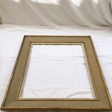 1950s frame in wood, plaster and fabric