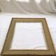 1950s frame in wood, plaster and fabric