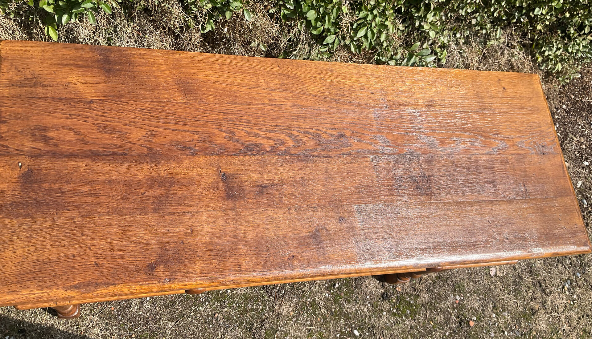 Ancienne console de ferme en bois Massif