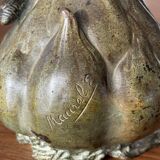 Bronze vase, praying mantis signed louis eugène aurel