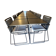 20 tables Ibebi Galileo et 20 chaises Tosca